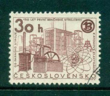 Czechoslovakia-1964-Steam-Engine-CTO-lot59129