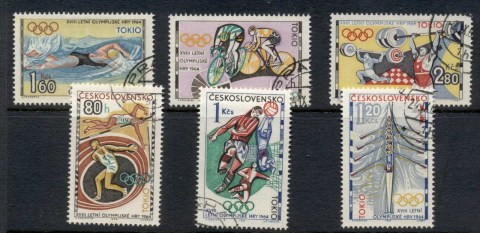 Czechoslovakia-1964-Summer-Olympics-Tokyo-CTO