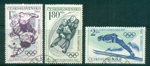 Czechoslovakia-1964-Winter-Olympics-Innsbruck-CTO-lot59112