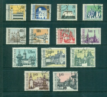 Czechoslovakia-1965-66-Views-of-Towns-CTO-lot59148