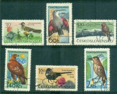 Czechoslovakia-1965-Birds-FU-lot70162