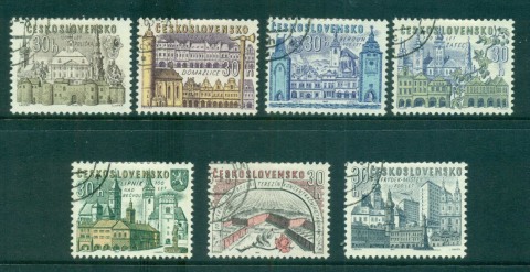 Czechoslovakia-1965-Bohemian-Towns-CTO-lot59133