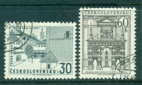 Czechoslovakia-1965-Hradcany-CTO-lot59142