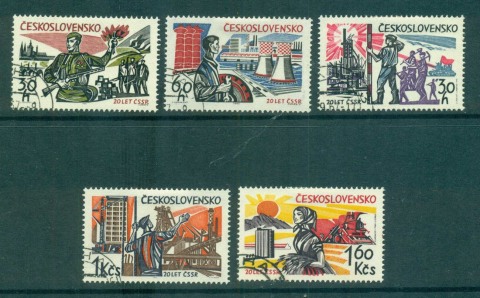 Czechoslovakia-1965-Liberation-from-Nazis-CTO-lot59137