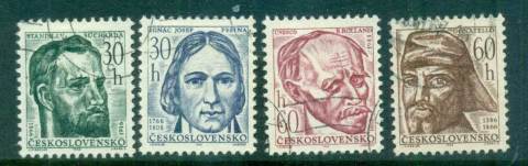 Czechoslovakia-1965-Portraits-FU-lot70165