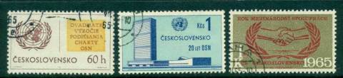 Czechoslovakia-1965-UN-ICY-CTO-lot41391