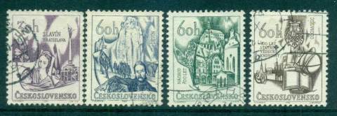 Czechoslovakia-1966-Anniversaries-FU-lot70176