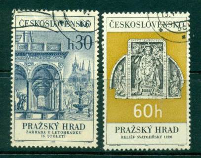 Czechoslovakia-1966-Belvedere-palace-CTO-lot41404