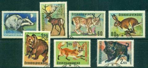 Czechoslovakia-1966-Game-Animals-CTO-lot59173