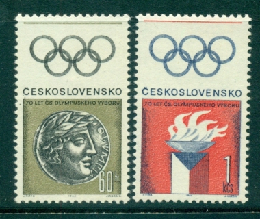 Czechoslovakia-1966-Olympic-Committee-MUH-lot34887