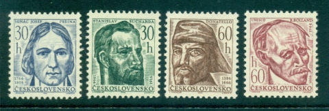 Czechoslovakia-1966-Portraits-MUH-lot34877