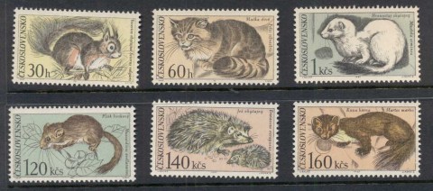 Czechoslovakia-1967-Animals-from-Tatra-National-Park-MUH