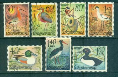 Czechoslovakia-1967-Birds-FU-lot70183