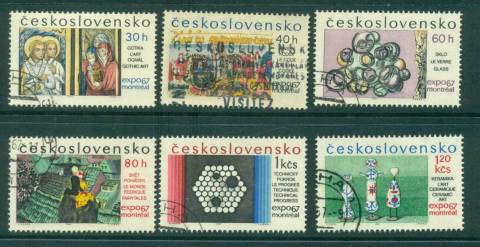 Czechoslovakia-1967-Events-Anniversaries-CTO-lot41416