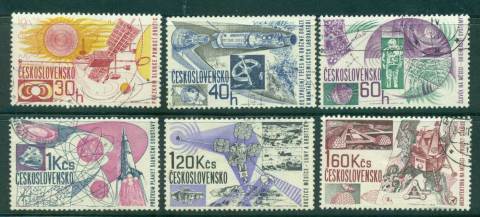 Czechoslovakia-1967-Space-Research-CTO-lot41415