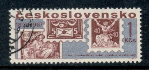 Czechoslovakia-1967-Stamp-Day-CTO