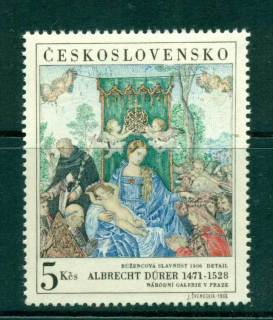 Czechoslovakia-1968-Painting-by-Durer-lot41444