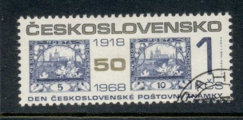 Czechoslovakia-1968-Stamp-Day-CTO