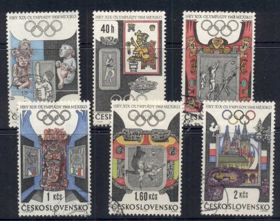 Czechoslovakia-1968-Summer-Olympics-Mexico-City-FU