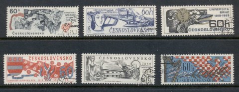 Czechoslovakia-1969-Anniversaries-CTO