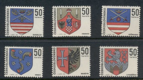 Czechoslovakia-1969-Coats-of-Arms-MLH