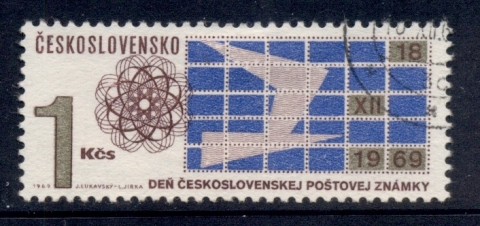 Czechoslovakia-1969-Stamp-Day-FU