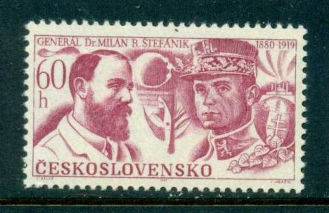 Czechoslovakia-1969-Stefanik-MLh-lot41462