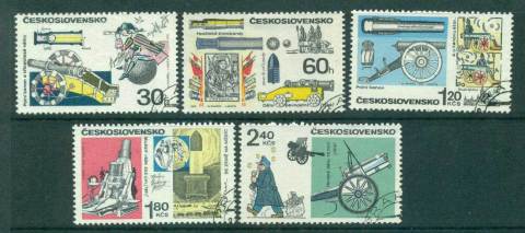 Czechoslovakia-1970-Historical-cannons-CTO-lot59252