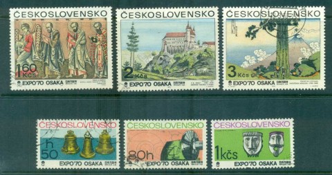 Czechoslovakia-1970-Osaka-EXPO-CTO-lot72000