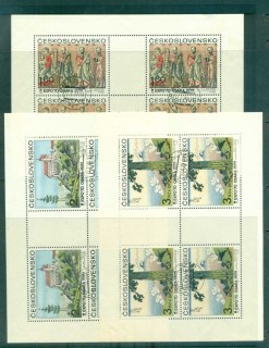 Czechoslovakia-1970-Osaka-Expo-3xMS-CTO-lot70589