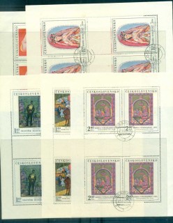 Czechoslovakia-1970-Prague-castle-Art-5xMS-CTO-lot70591