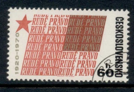 Czechoslovakia-1970-Rude-Pravo-Newspaper-CTO