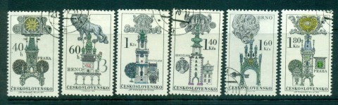 Czechoslovakia-1970-Town-Hall-Towers-CTO-lot59253