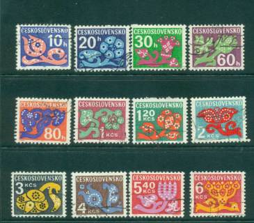 Czechoslovakia-1971-72-Postage-Dues-CTO-lot41544