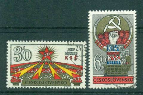 Czechoslovakia-1971-Communist-Party-Congress-CTO-lot59268