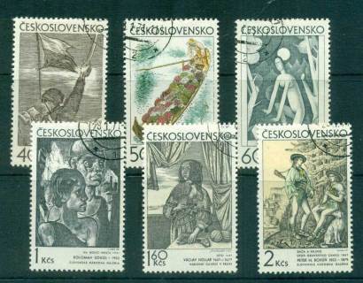 Czechoslovakia-1971-Czech-Slovak-Graphic-Art-CTO-lot59260