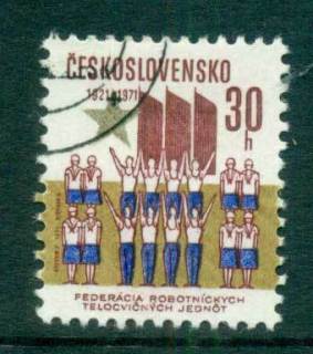 Czechoslovakia-1971-Gymnastics-CTO-lot59271