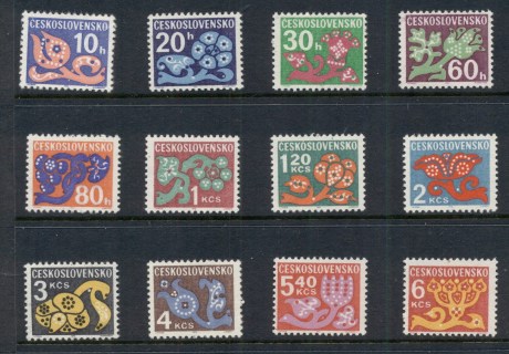 Czechoslovakia-1971-Postage-Dues-MUH