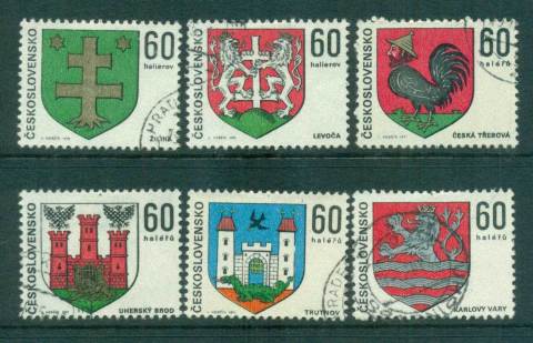 Czechoslovakia-1971-Regional-Arms-CTO-lot59262