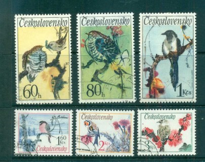 Czechoslovakia-1972-Birds-CTO-lot72007