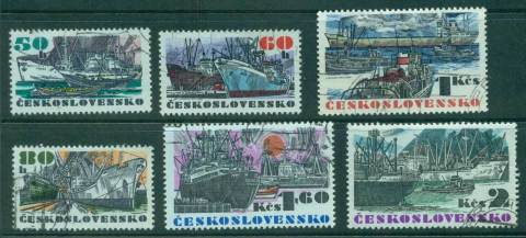 Czechoslovakia-1972-Ships-CTO-lot41493