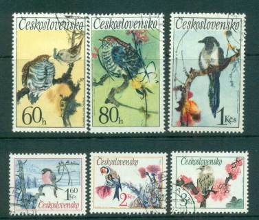 Czechoslovakia-1972-Songbirds-CTO-lot59303