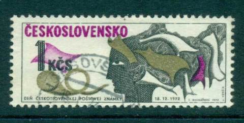 Czechoslovakia-1972-Stamp-day-CTO-lot59302