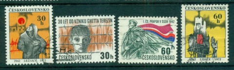 Czechoslovakia-1972-War-Anniversaries-CTO-lot59281