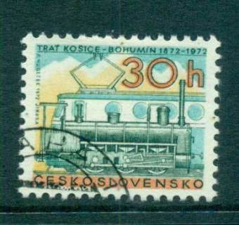 Czechoslovakia-1972-locomotives-CTO-lot59283