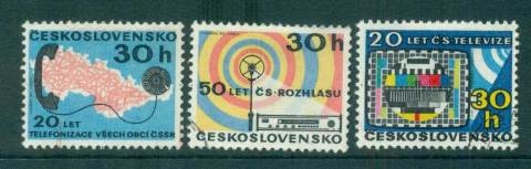 Czechoslovakia-1973-Anniversaries-CTO-lot59309