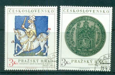 Czechoslovakia-1973-Prague-Castle-Art-CTO-lot59311