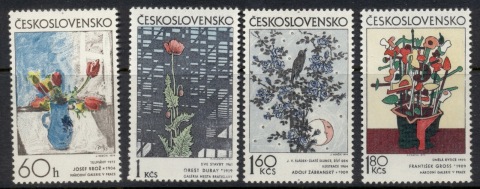 Czechoslovakia-1974-Czech-Slovak-Graphic-Art-MUH