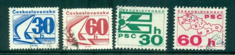 Czechoslovakia-1974-Definitive-Coils-CTO-lot59342