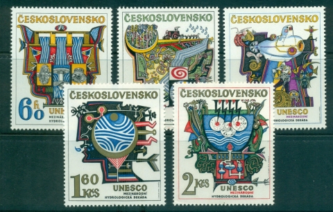 Czechoslovakia-1974-UNESCO-MUH-lot35079